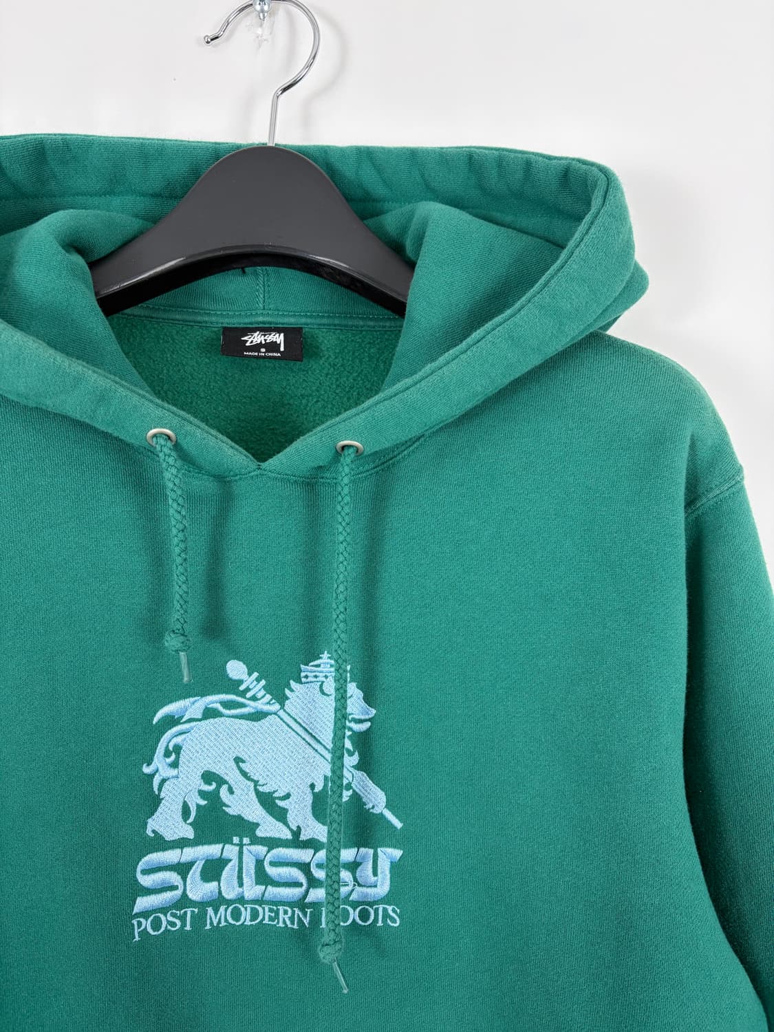 a31) 스투시 라이온 엠브로이드 후드티 상품이미지2