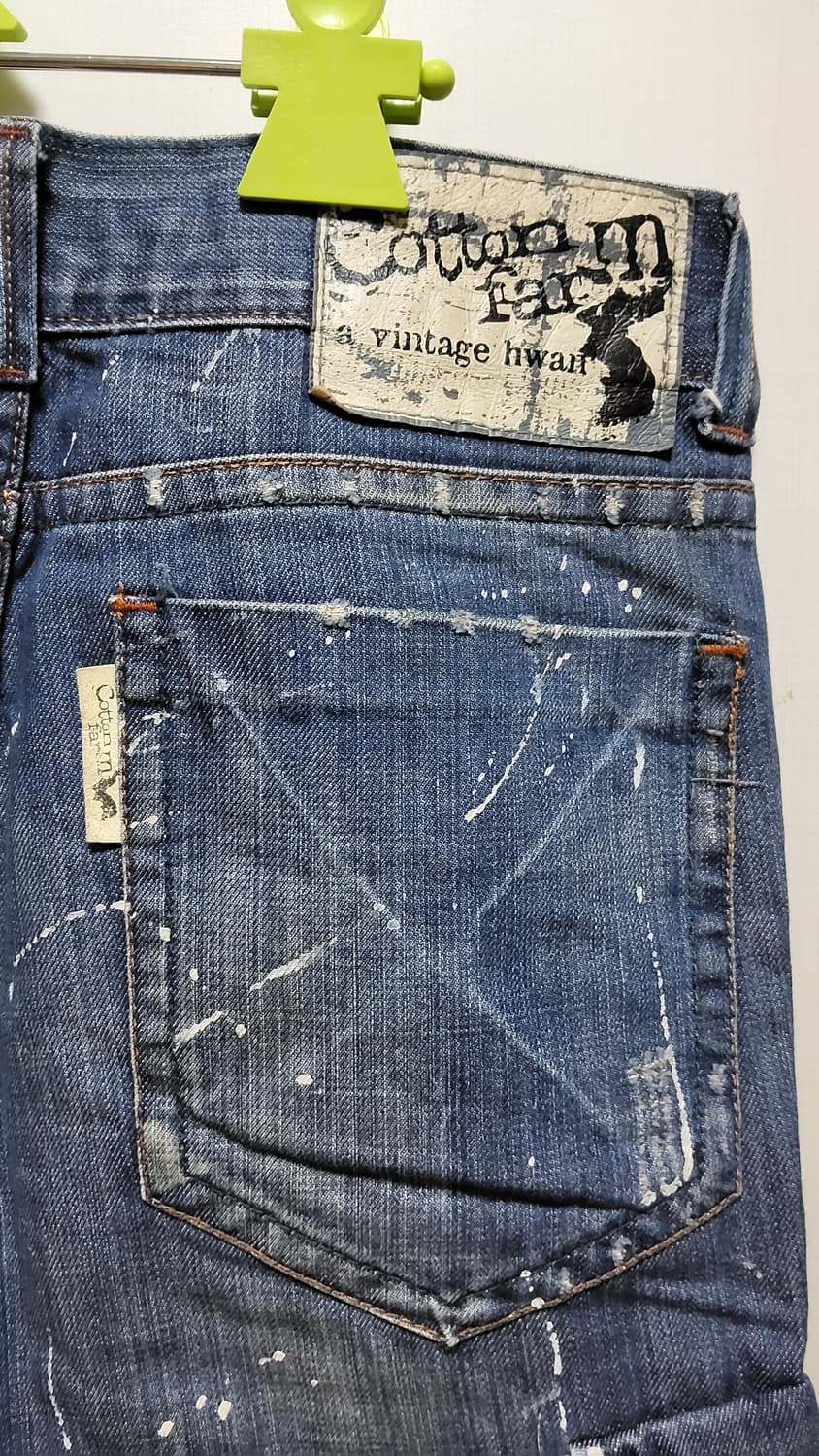 빈티지 페인팅 데님 상품이미지3