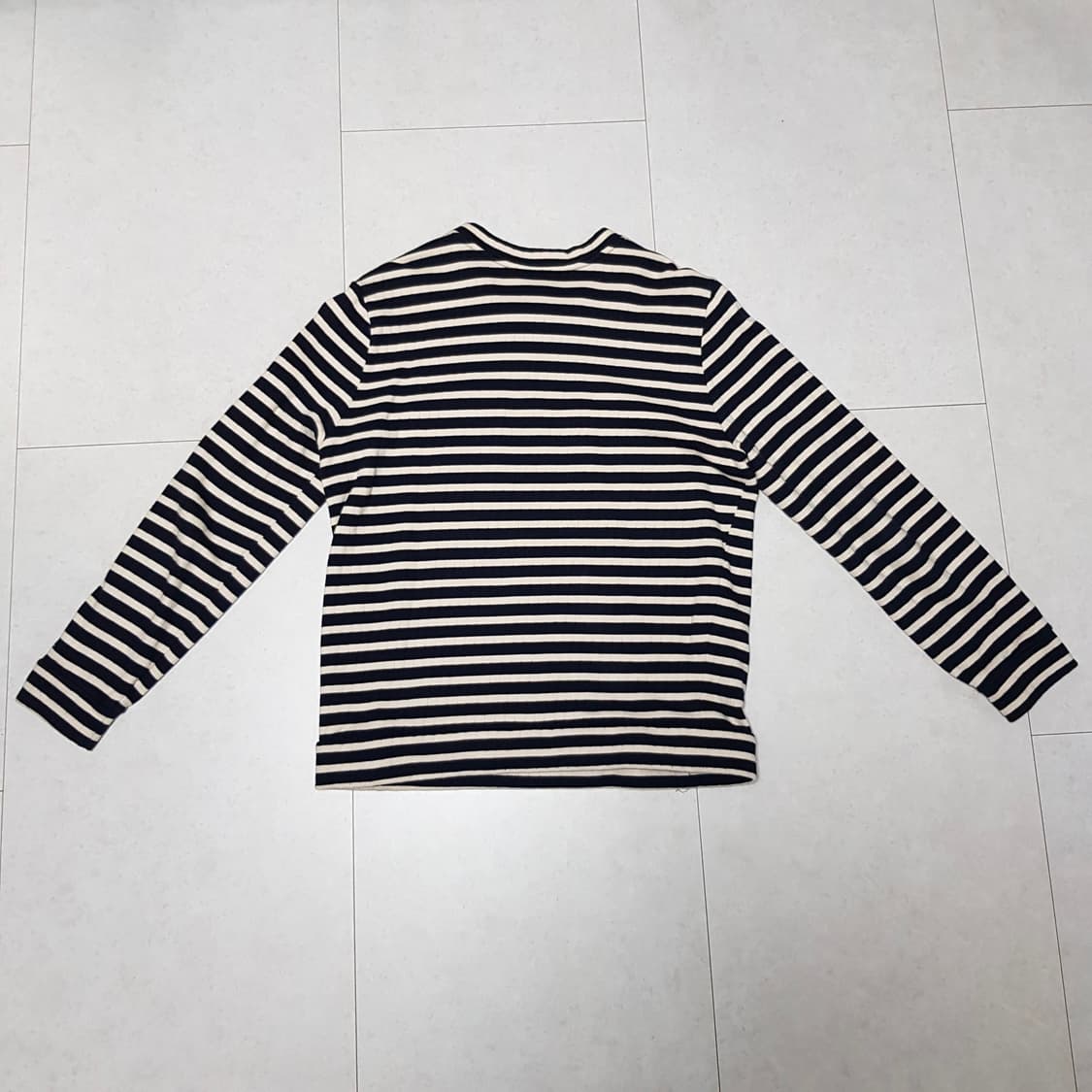 A.P.C. 네이비 스트라이프 긴팔니트 L 상품이미지2