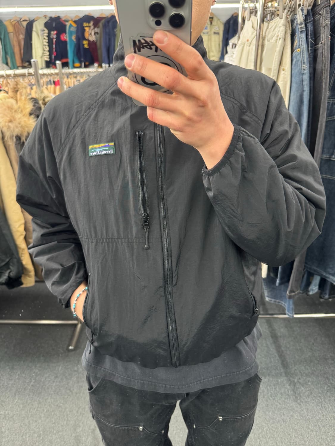 OS)프릭스 스토어 빈티지 리버시블 봄버 자켓 상품이미지1