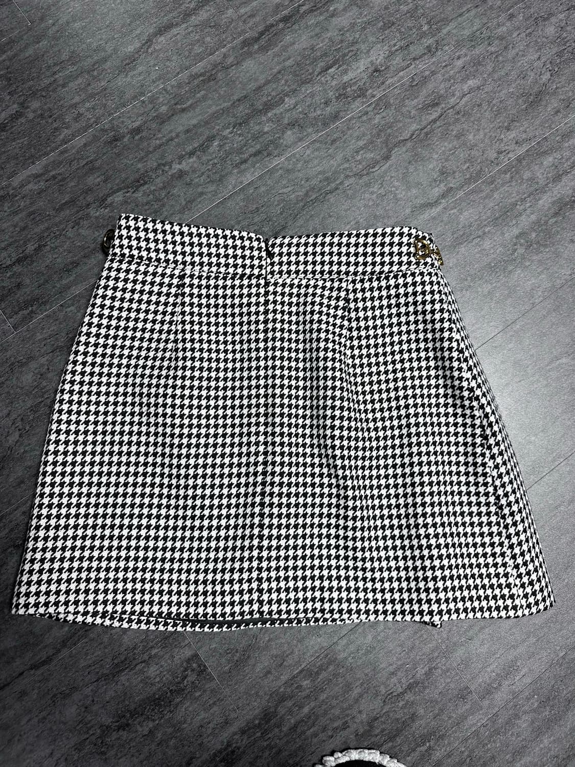 디올 하운드체크 울스커트M 상품이미지7