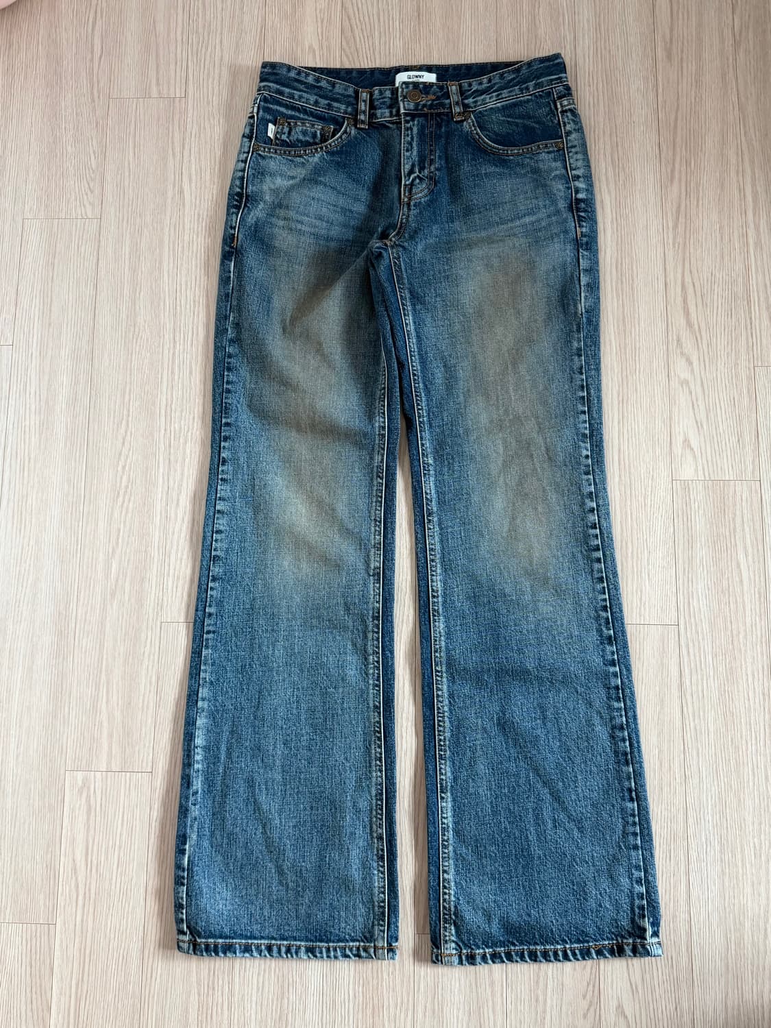 글로니(glowny) 로데오 진 rodeo 빈티지 블루 S  상품이미지2