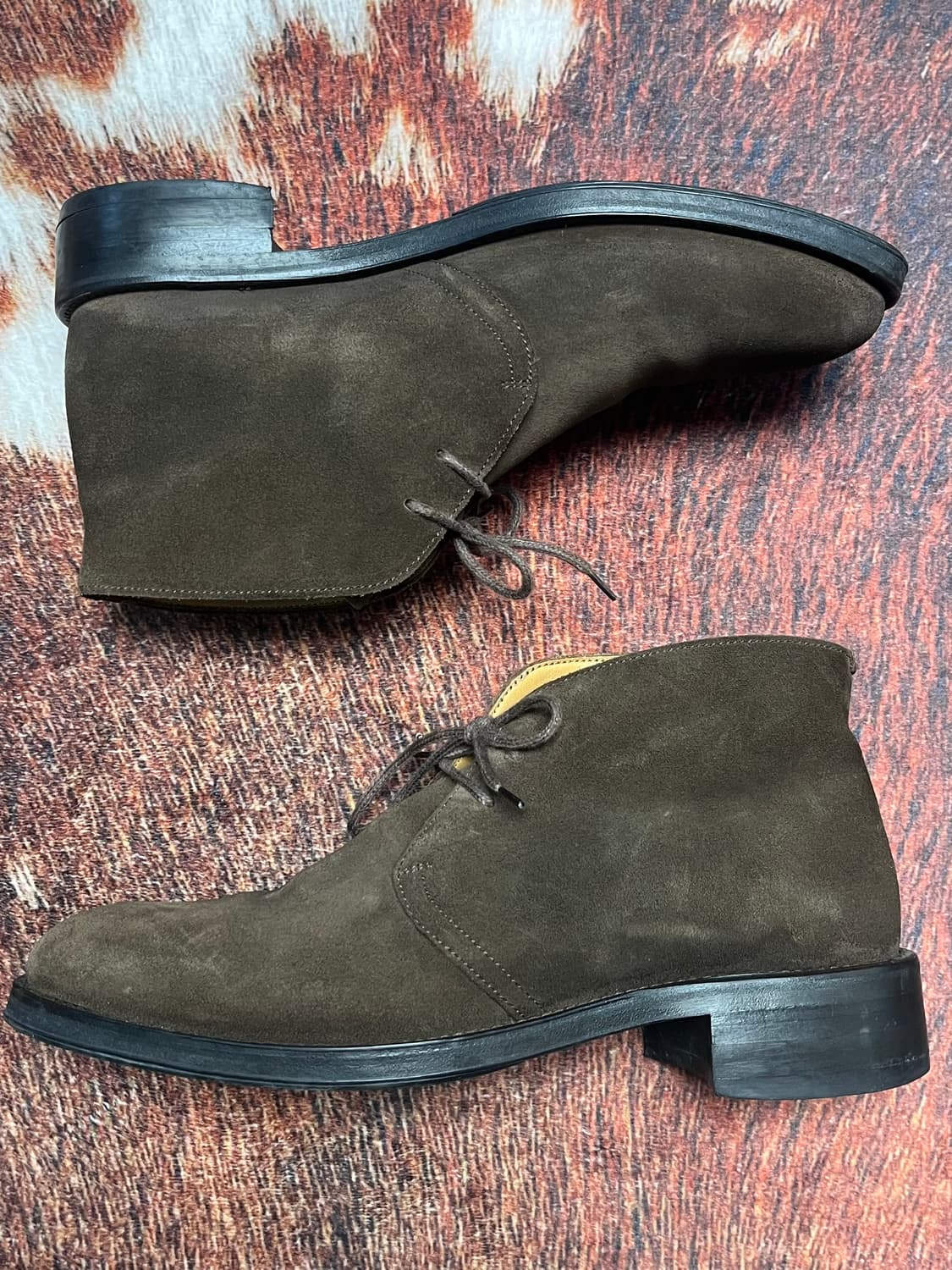 [7] Cruz de Pedra 742 브라운 스웨이드 처카부츠 상품이미지1