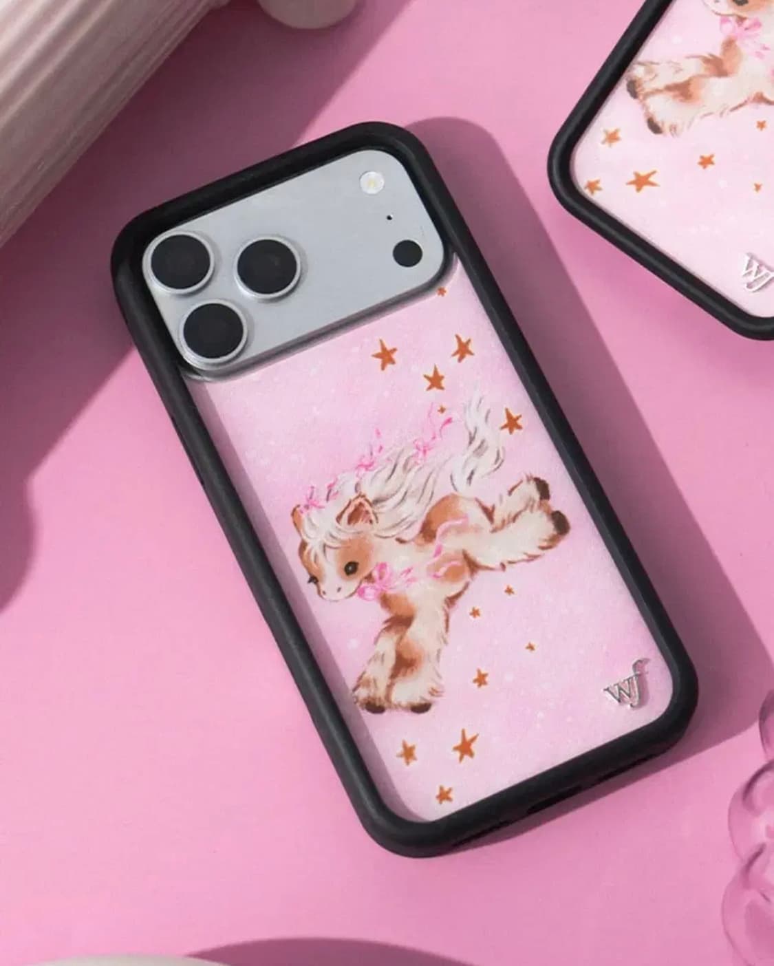 와일드플라워 폰케이스 핑크 포니 아이폰17 에어 상품이미지1