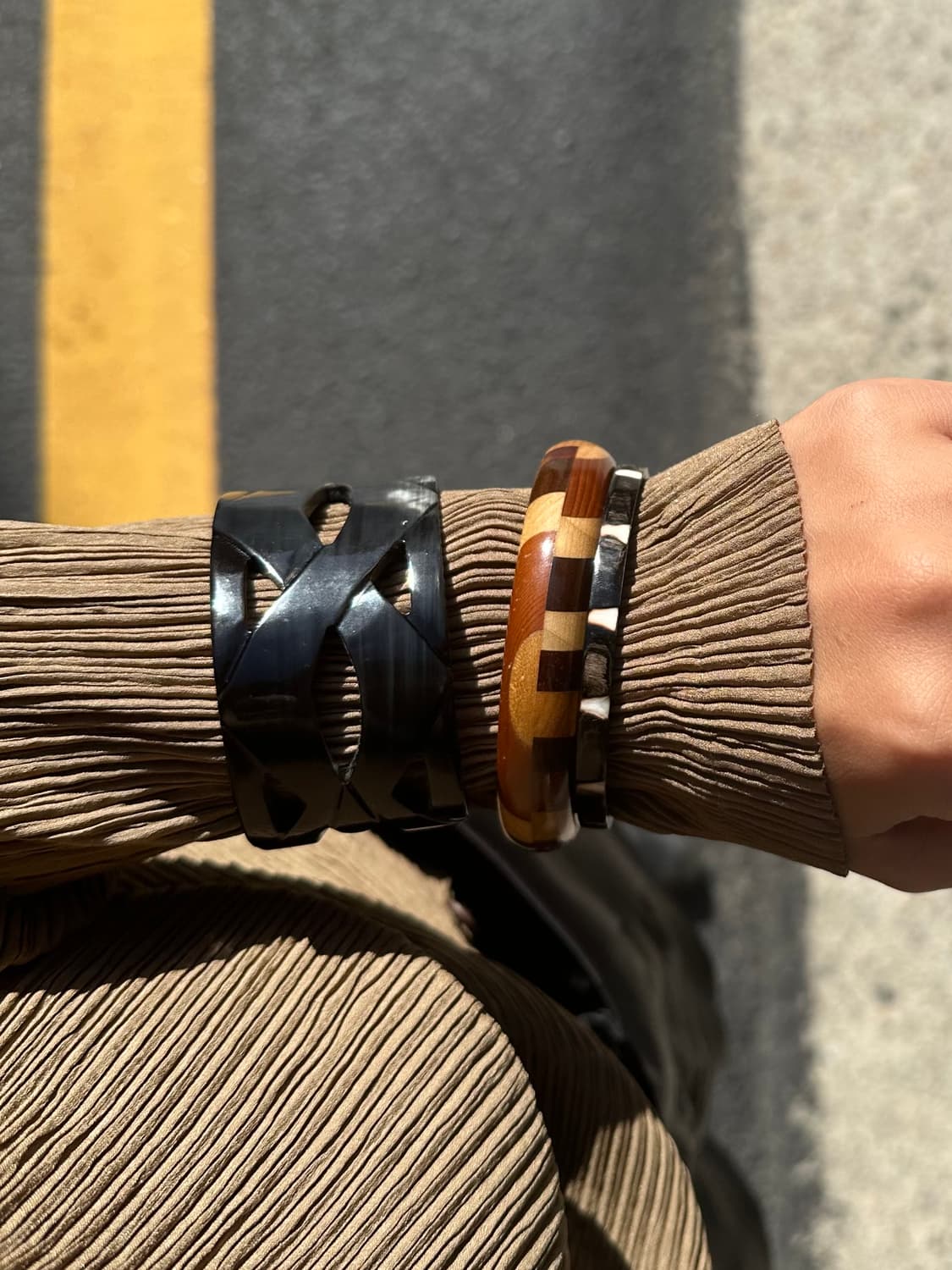 carve cow's horns bangle 상품이미지3