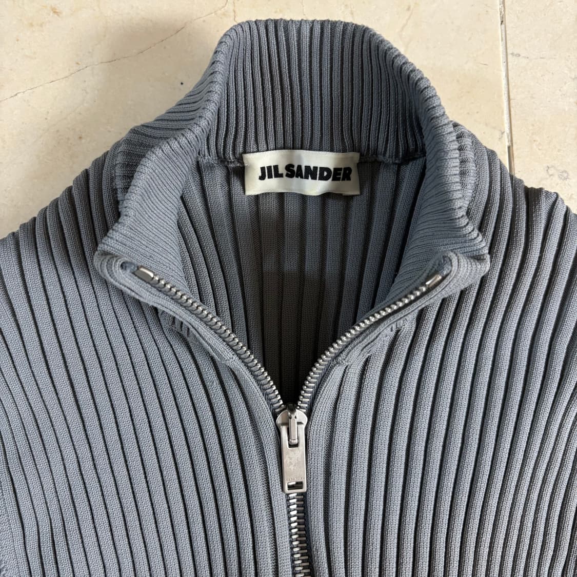 JIL SANDER 19AW Half-Zip Ribbed Knit 상품이미지4