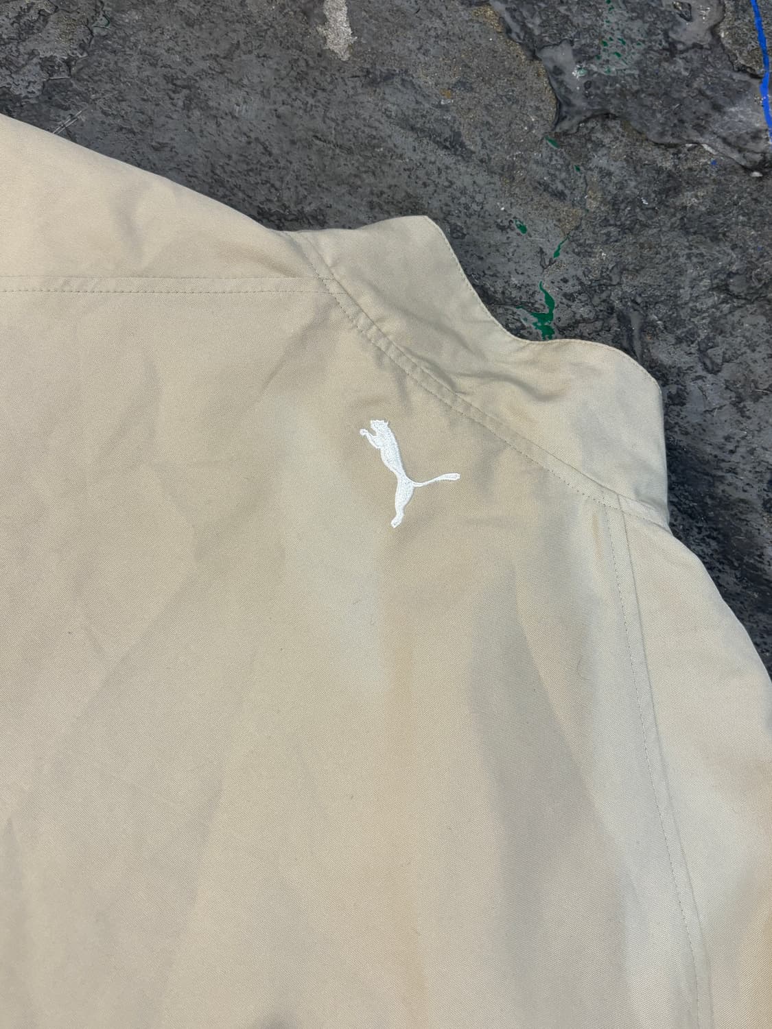 푸마 베이지 집업 져지 상품이미지8