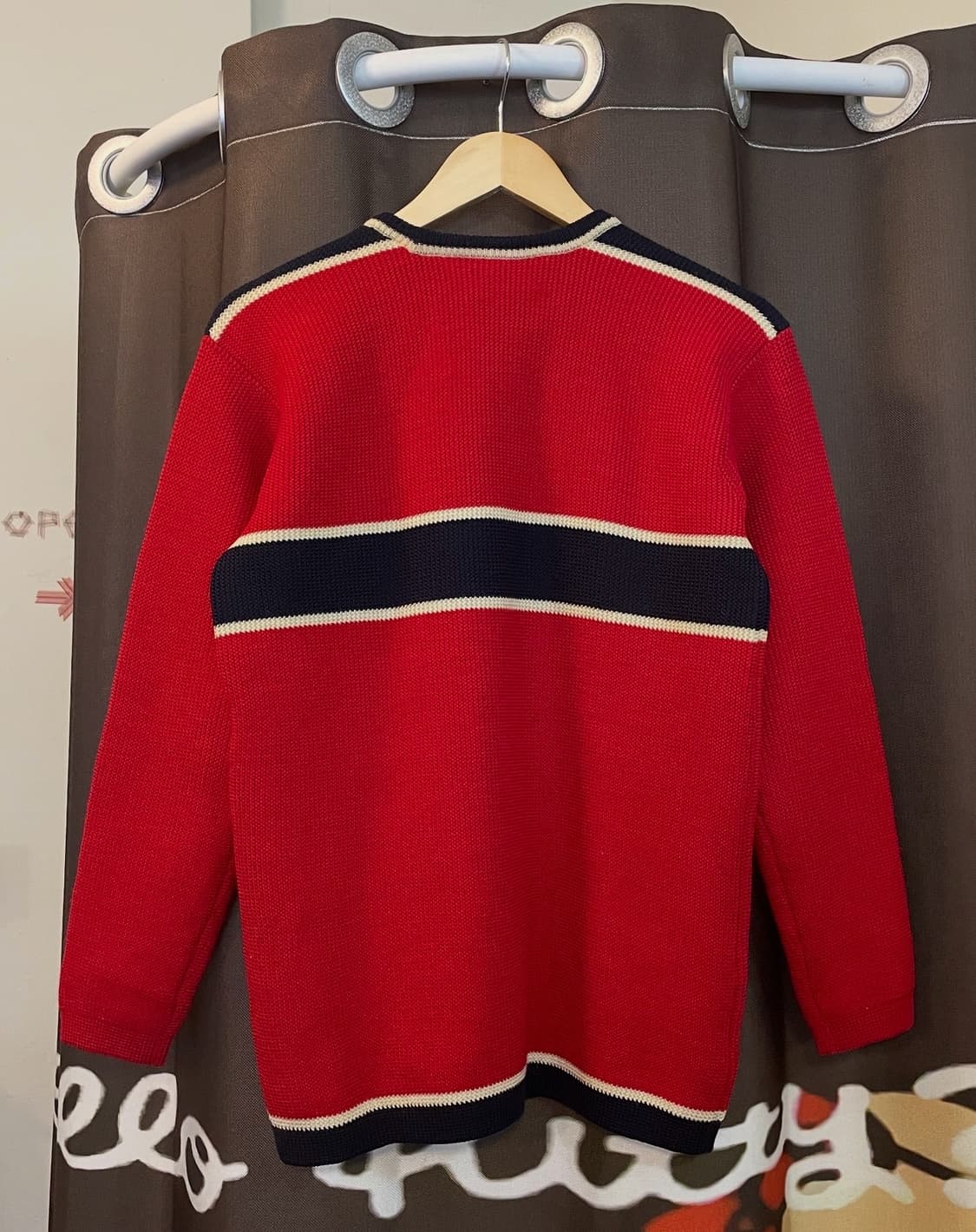 레드 스트라이프 울 니트 [무배] 상품이미지3