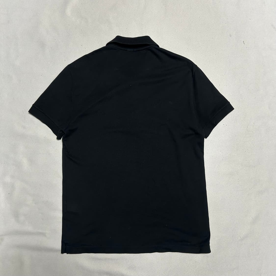4 라코스테 로고 블랙 카라 반팔티 상품이미지3