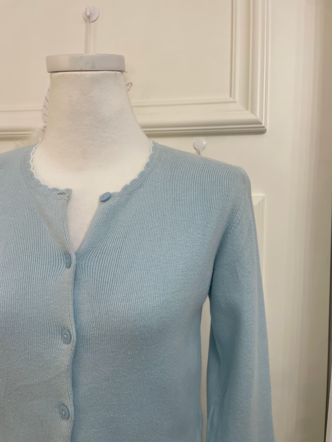 GAP sky-blue line point basic cardigan 상품이미지6
