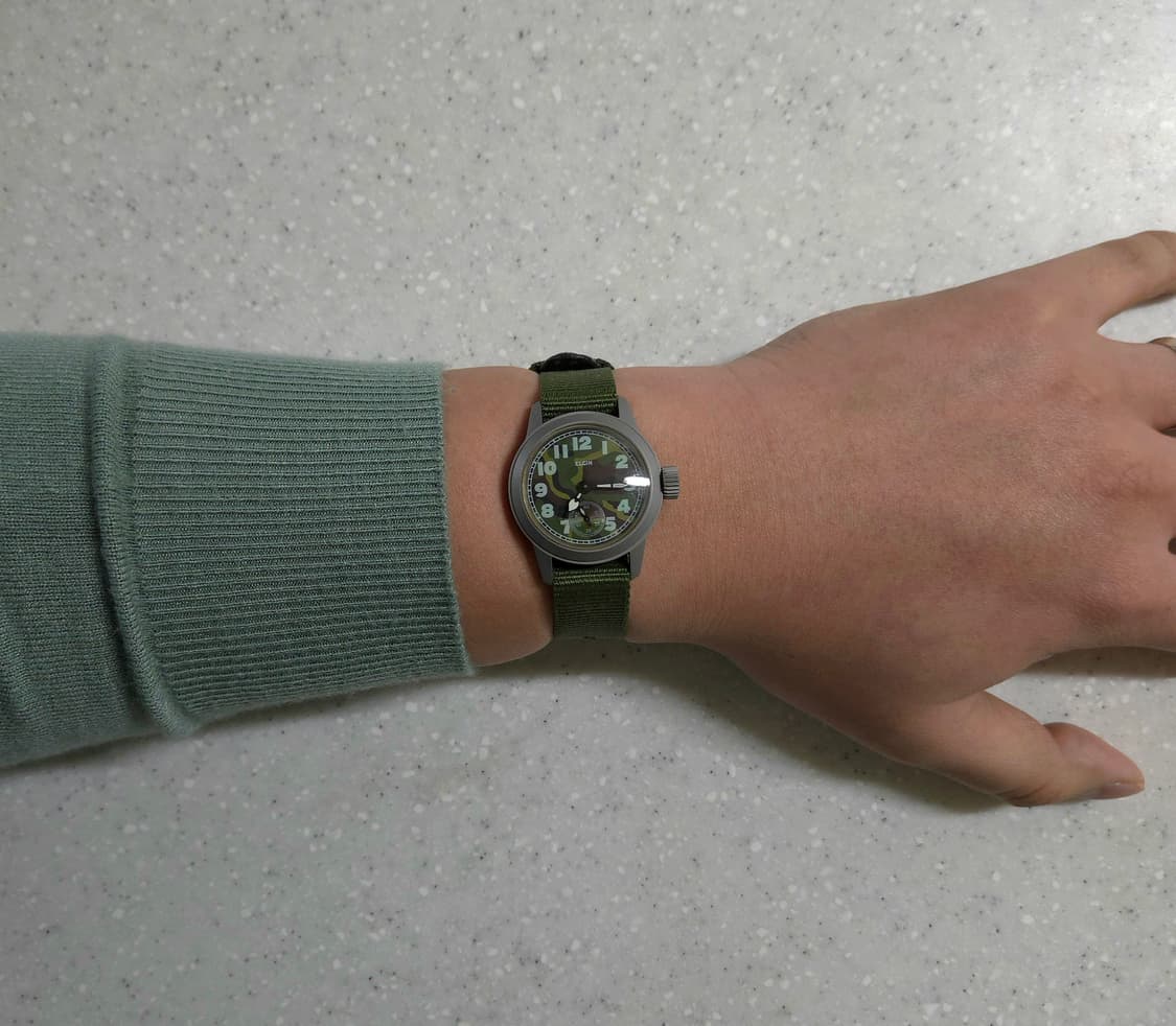 빈티지 엘진 A-554 복각 밀리터리/카시오/세이코/해밀턴/더티더즌 상품이미지5