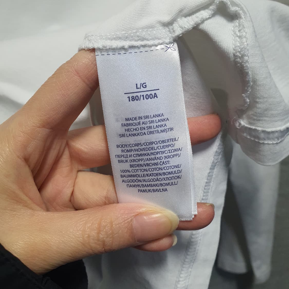 폴로 랄프로렌 화이트 긴팔 티셔츠 상품이미지5