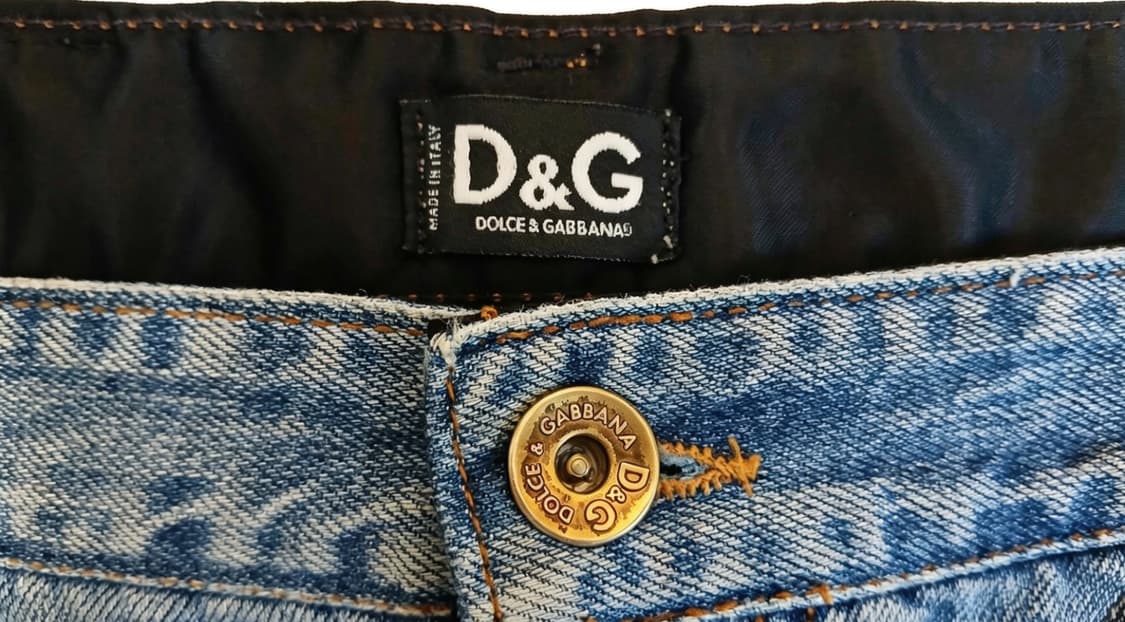 [D&G Archive] 돌체앤가바나 이탈리아제 입체 로즈 데님 미니스커 상품이미지7