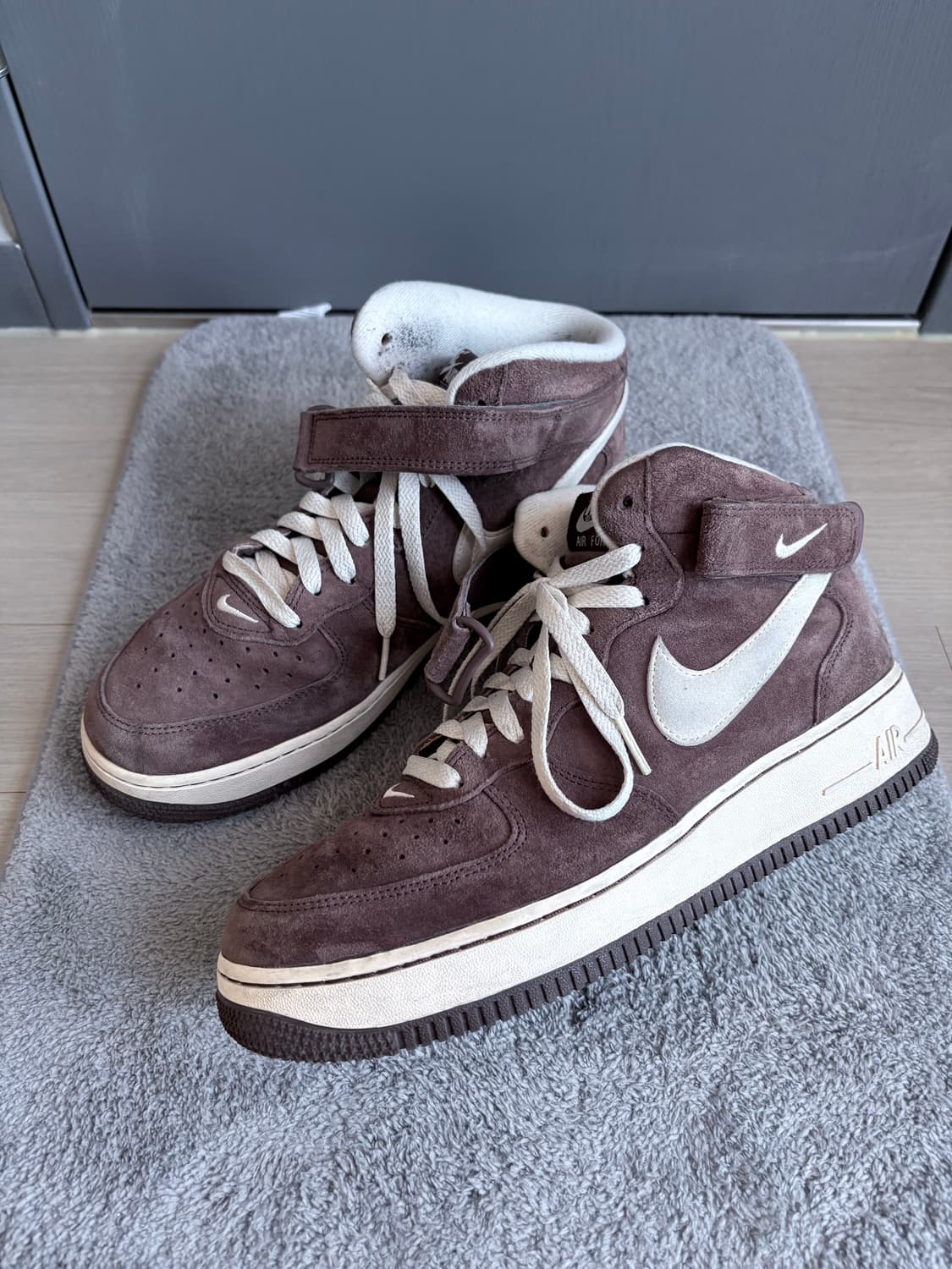 (270) 나이키 에어포스 미드 초콜릿 브라운 상품이미지4