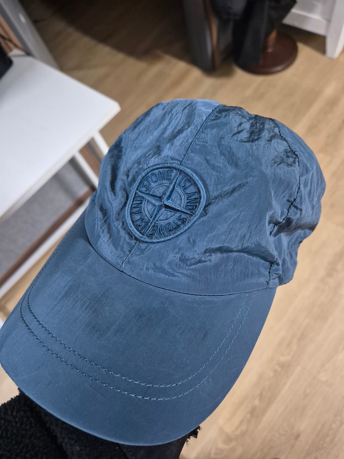 [XL] 스톤아일랜드 나일론 볼캡 엑스라지 코발트 블루 상품이미지1