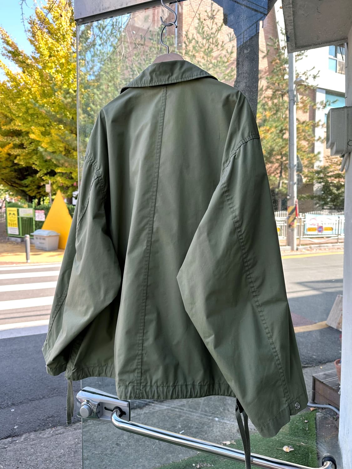 Military 2way zip BIG blouson 상품이미지10