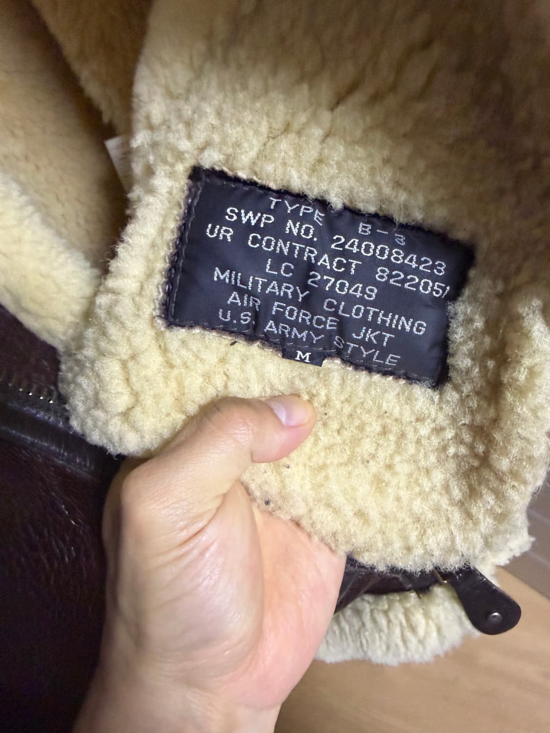 빈티지 B-3 무스탕 팝니다. 상품이미지4