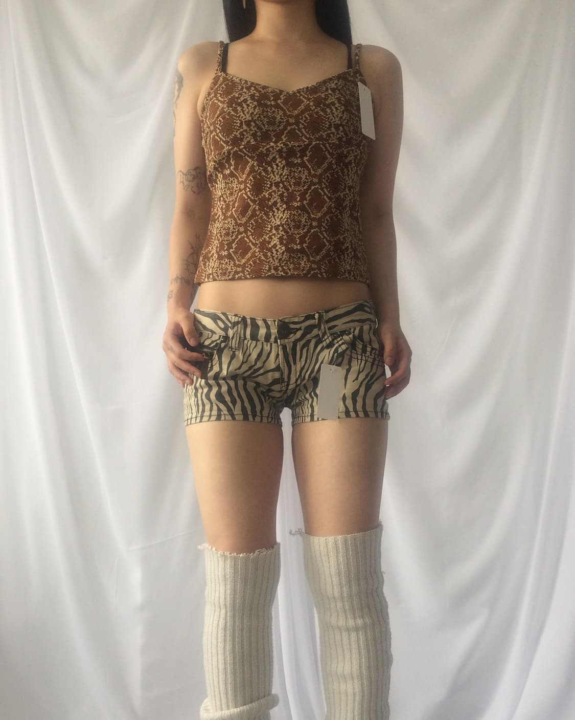 Pattern sleeveless 상품이미지1