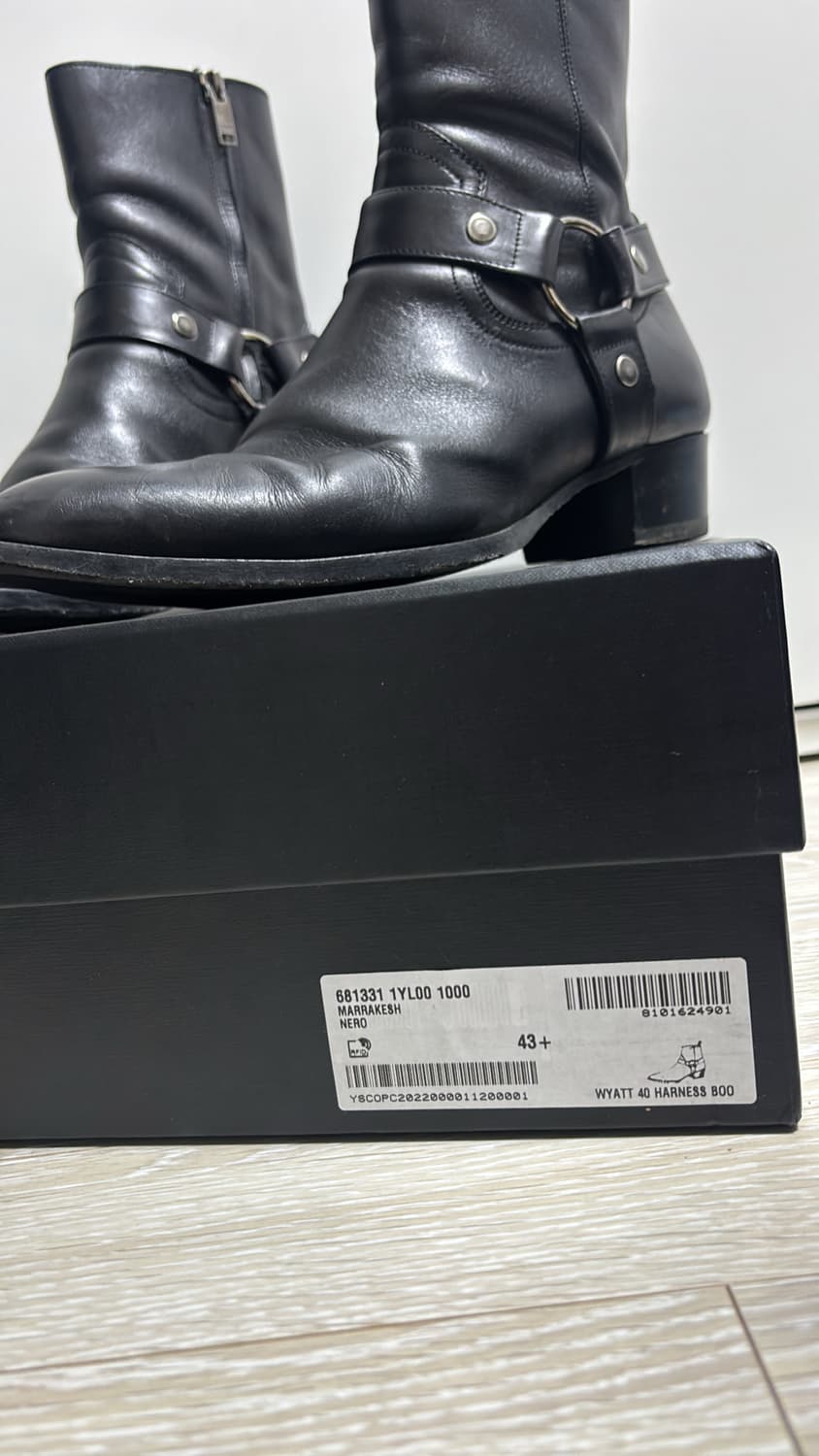 생로랑 모터사이클 하네스 부츠 43.5 사이즈 상품이미지2