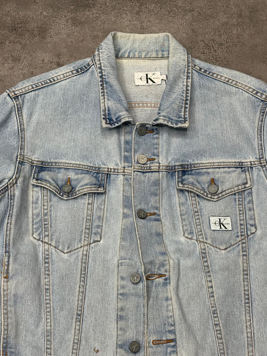 90s 캘빈클라인 CK 데님 청자켓 상품이미지2