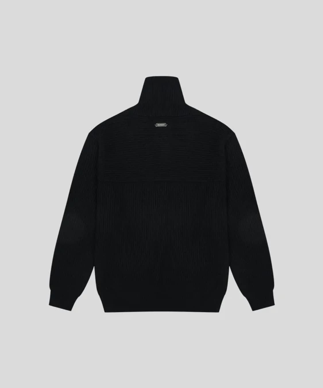 정가7만5천원 나인제트 헤비코튼 머슬 집업 니트 (블랙) 상품이미지4