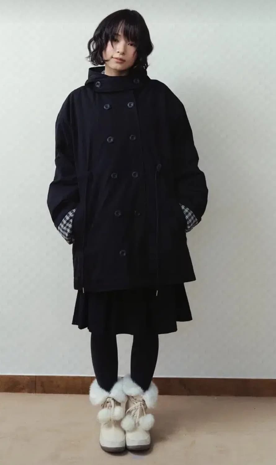 오피쉬 야상패딩 블랙 카키 상품이미지1