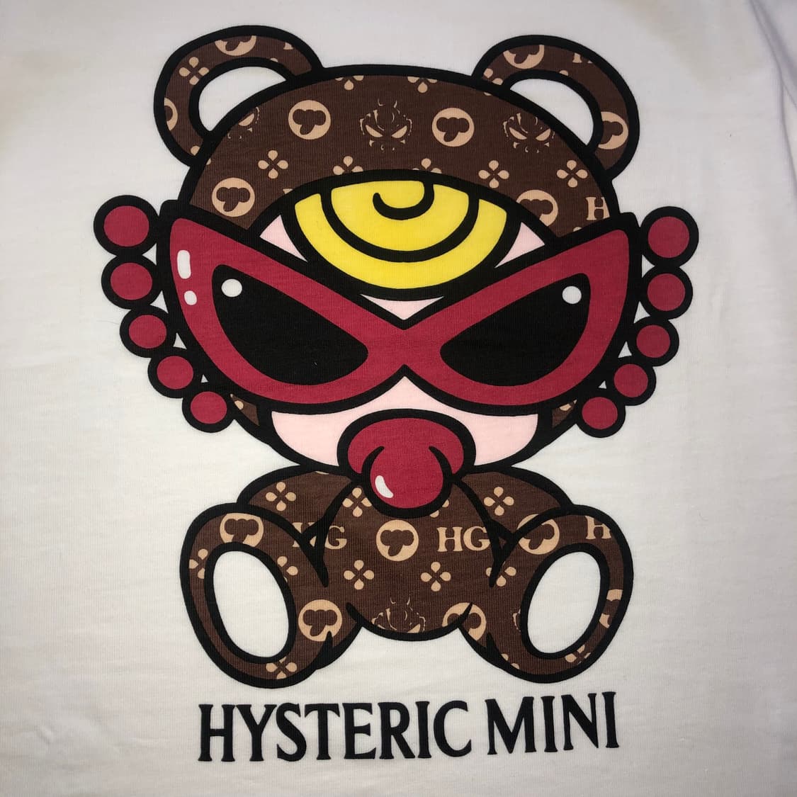 🐻 HYSTERIC GLAMOUR Bear Crop T-shirt 상품이미지3
