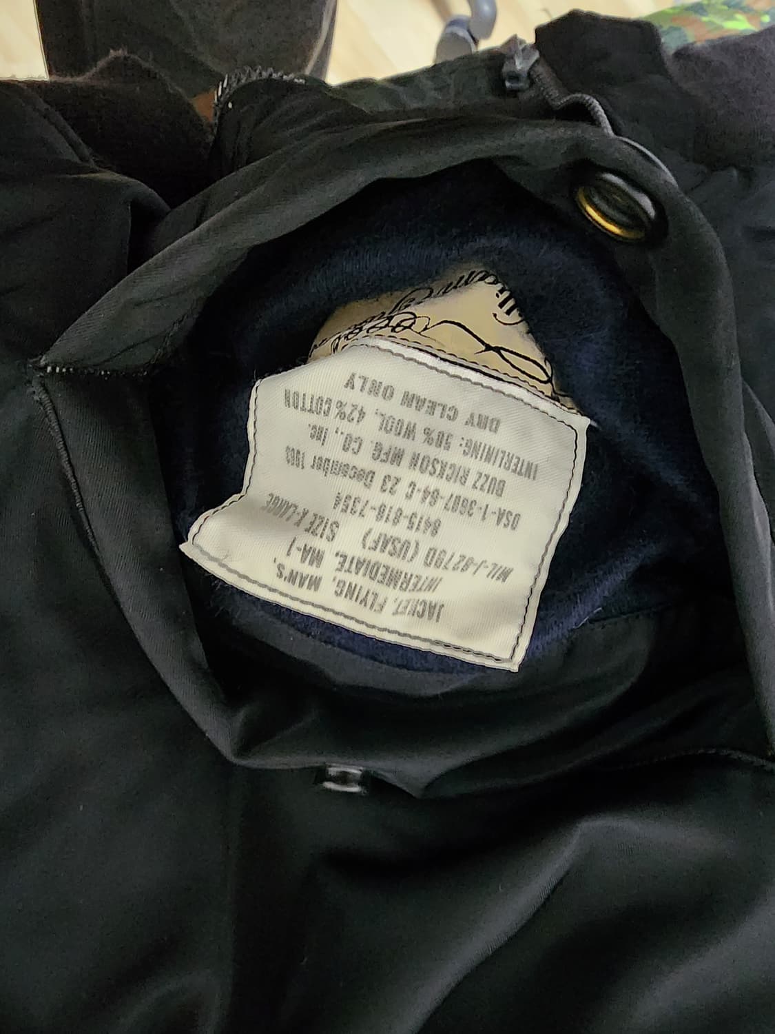 버즈릭슨 윌리엄깁슨 양면 ma-1 상품이미지3