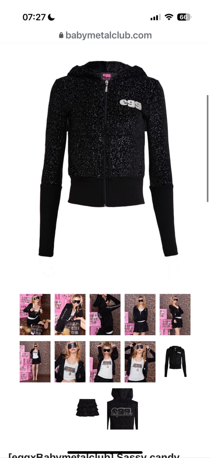 eggx베이비메탈클럽 베메클 캔디 벨루어 셋업 상품이미지2