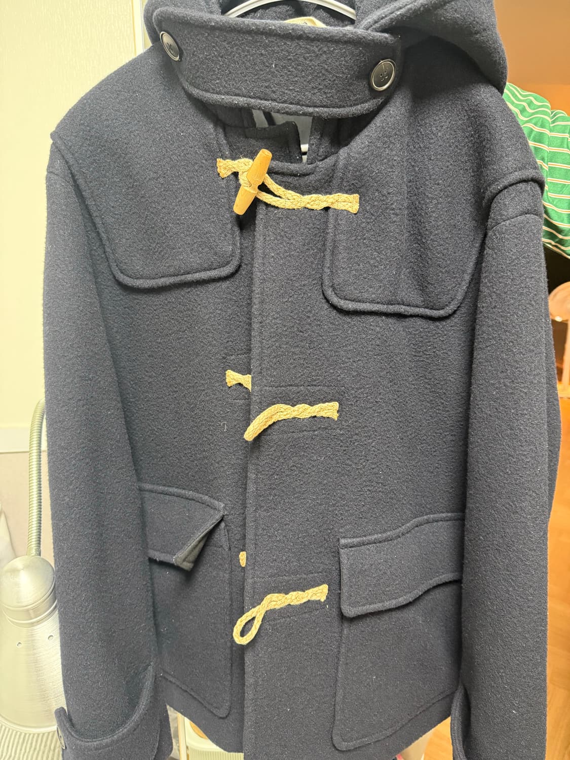 해지스 맨 숏 더플코트 m 상품이미지3