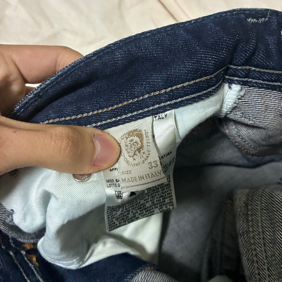 디젤 데미지 슬림핏 진청데님 상품이미지6