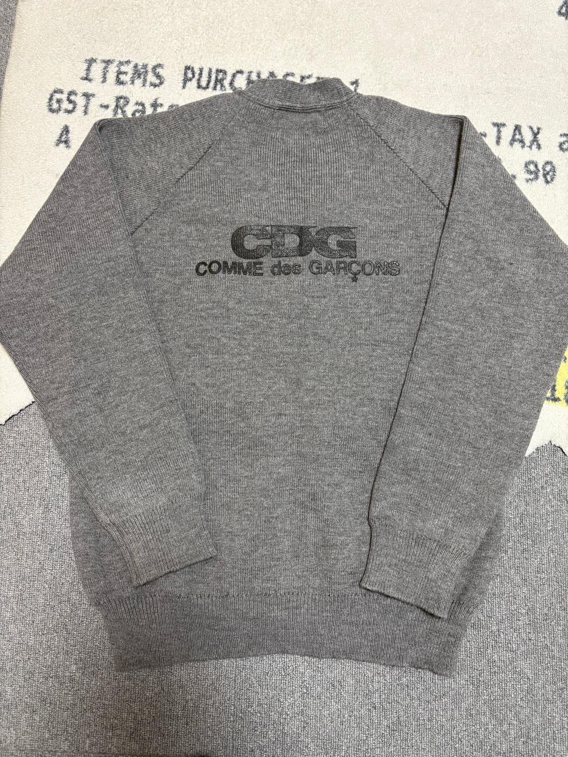 CDG V-Neck School Cardigan Grey 상품이미지4