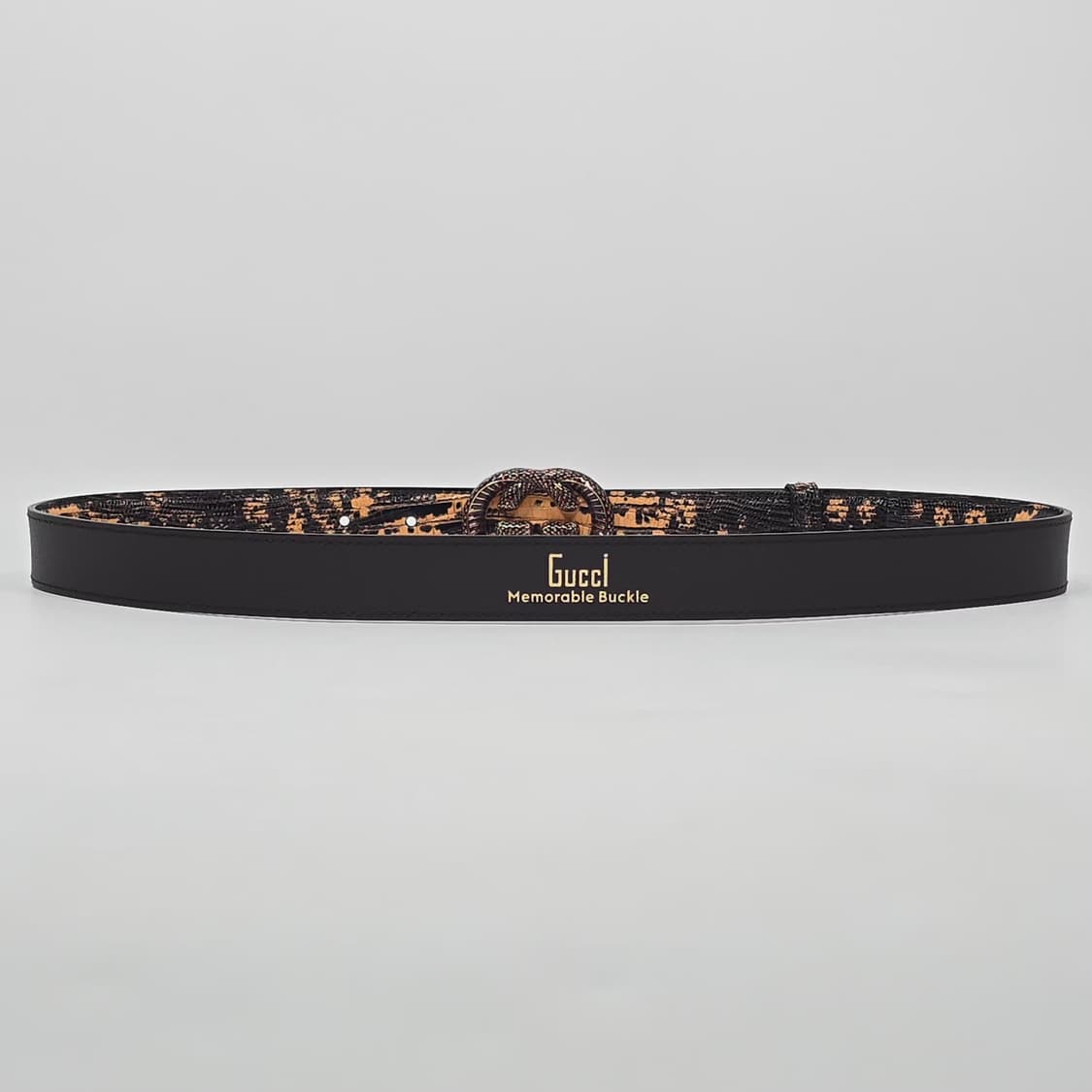 구찌 더블 G 리쟈드 프린트 벨트 ( 80 ) 상품이미지4