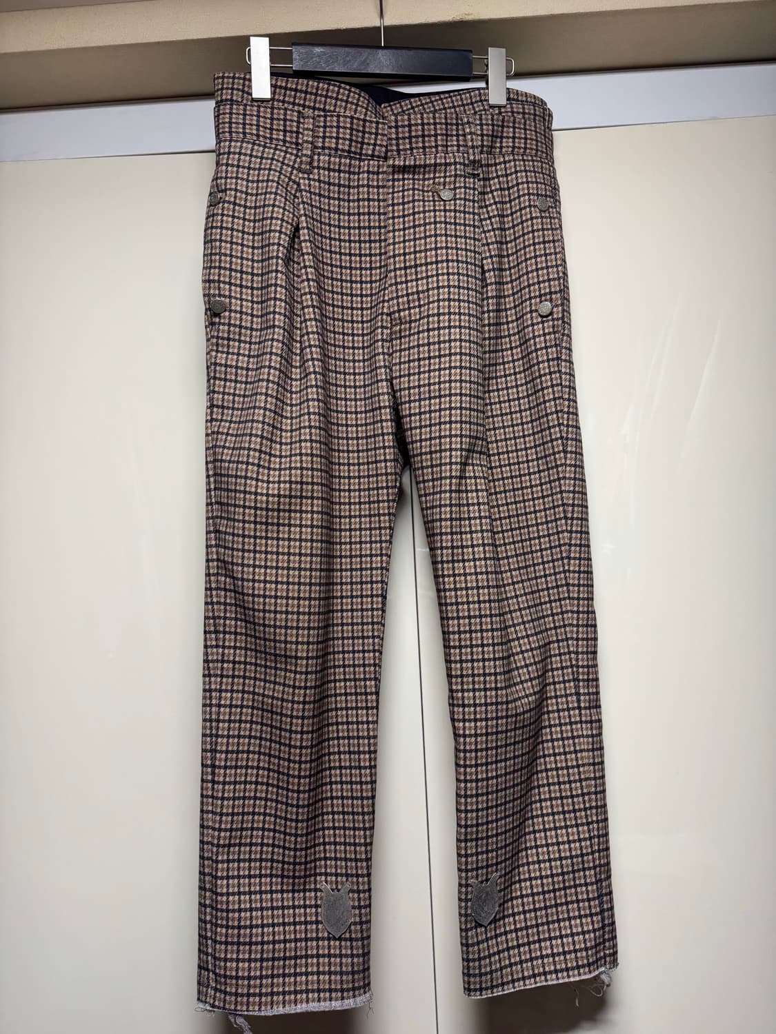 Bed J W Ford 더블 웨이스트 팬츠 상품이미지4