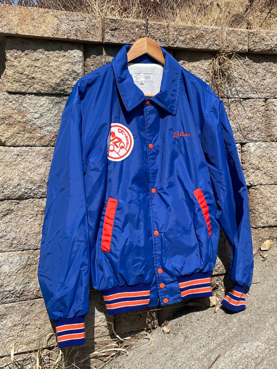 90's USA 사틴 코치자켓 상품이미지2