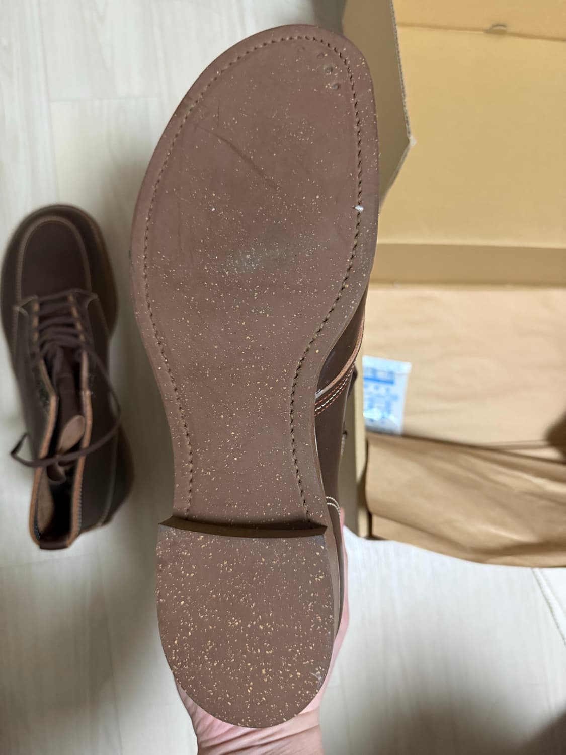 타임원클로딩 엣라코 부츠 브라운 9.5사이즈 상품이미지3