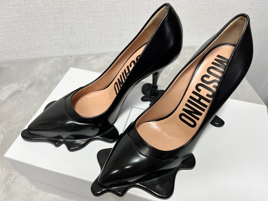 새상품) 모스키노 블랙 힐 37사이즈 상품이미지2