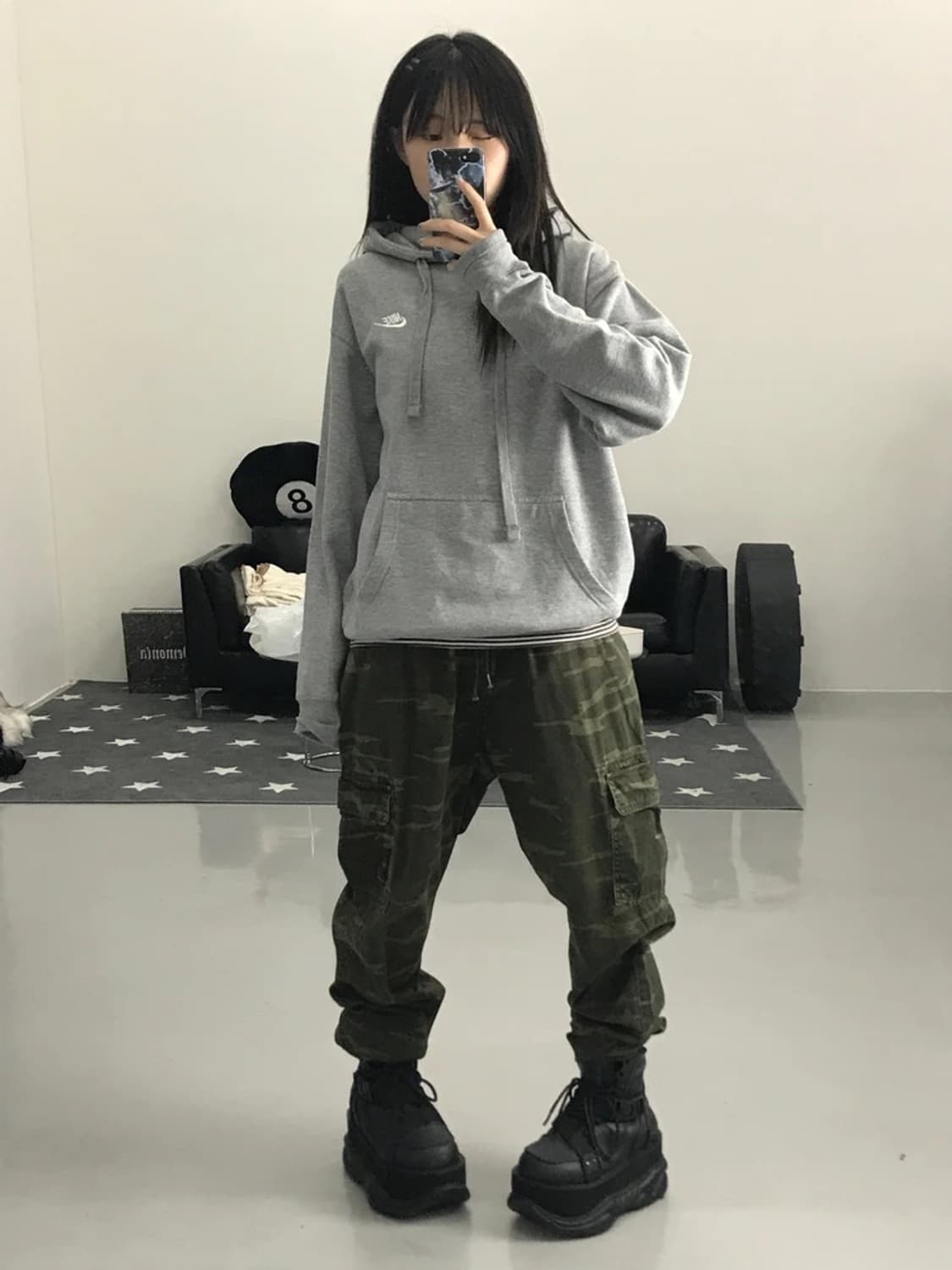 아메리칸 레그 밀리터리 조거팬츠 상품이미지3