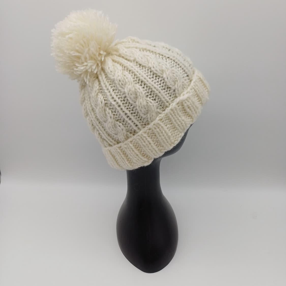 일본 빈티지 니트 비니 방울 모자 [BF10445-162-57] 상품이미지4
