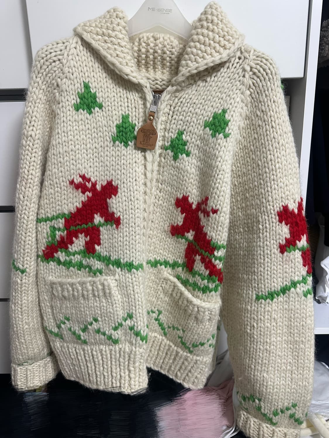 얼바닉30 카나타 코위찬 가디건 급처 상품이미지1