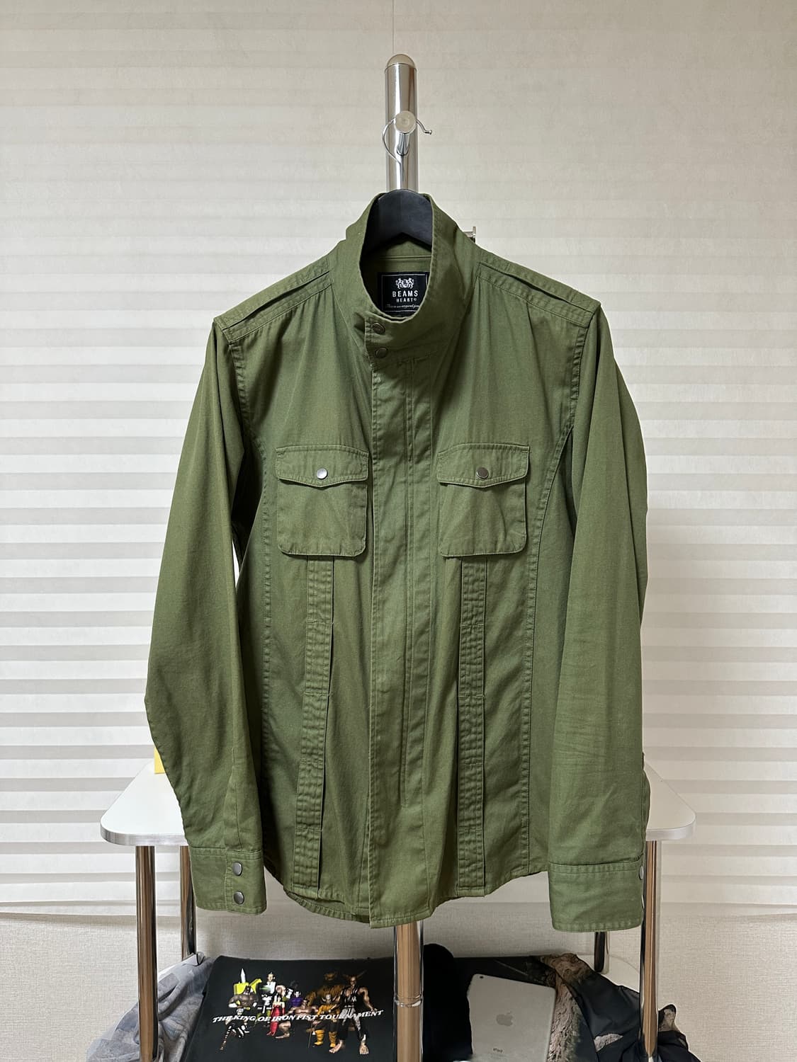BEAMS HEART Military Shirt Jacket 상품이미지1
