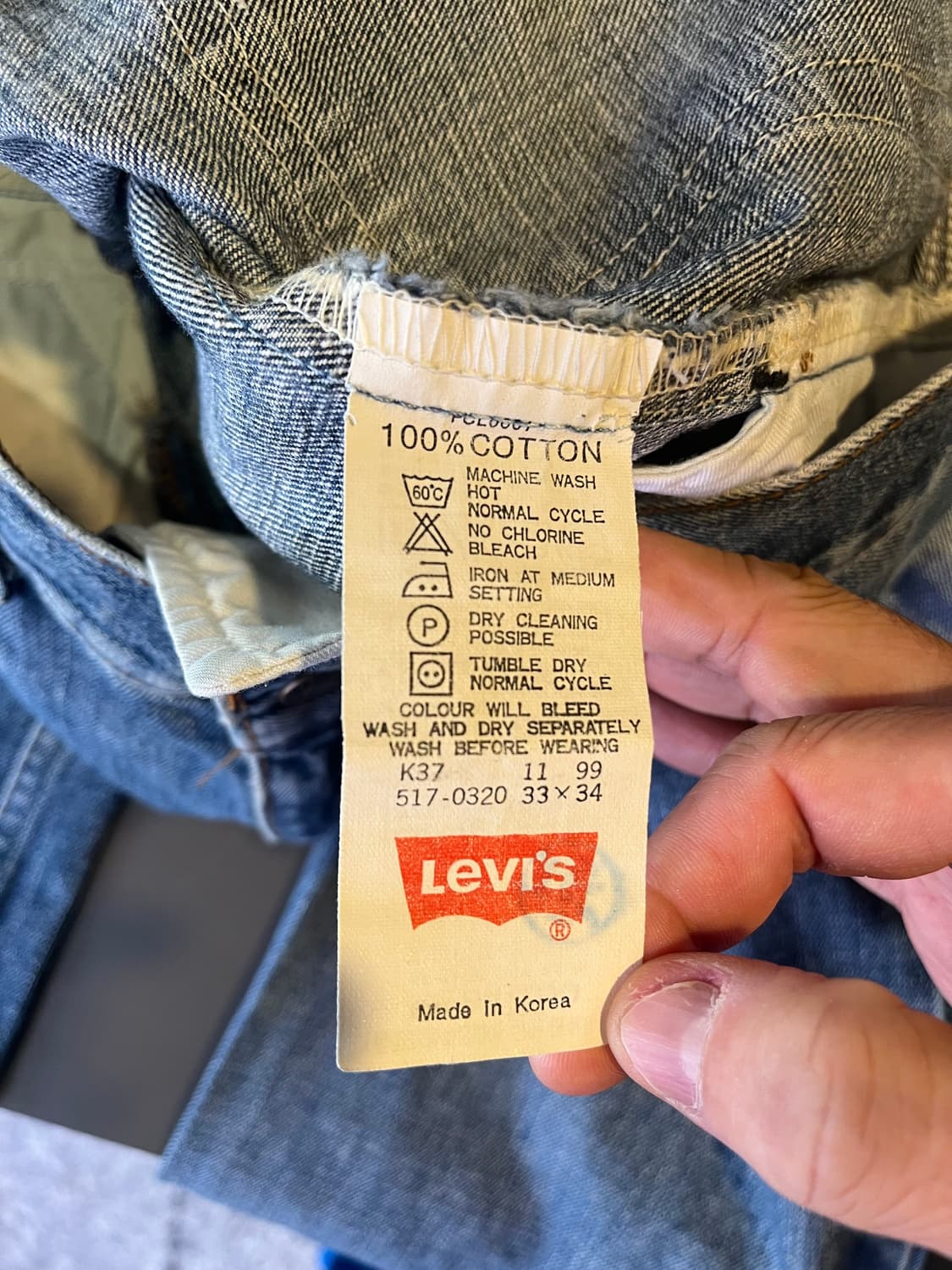 90년대 리바이스 517 부츠컷(한국제) 상품이미지6