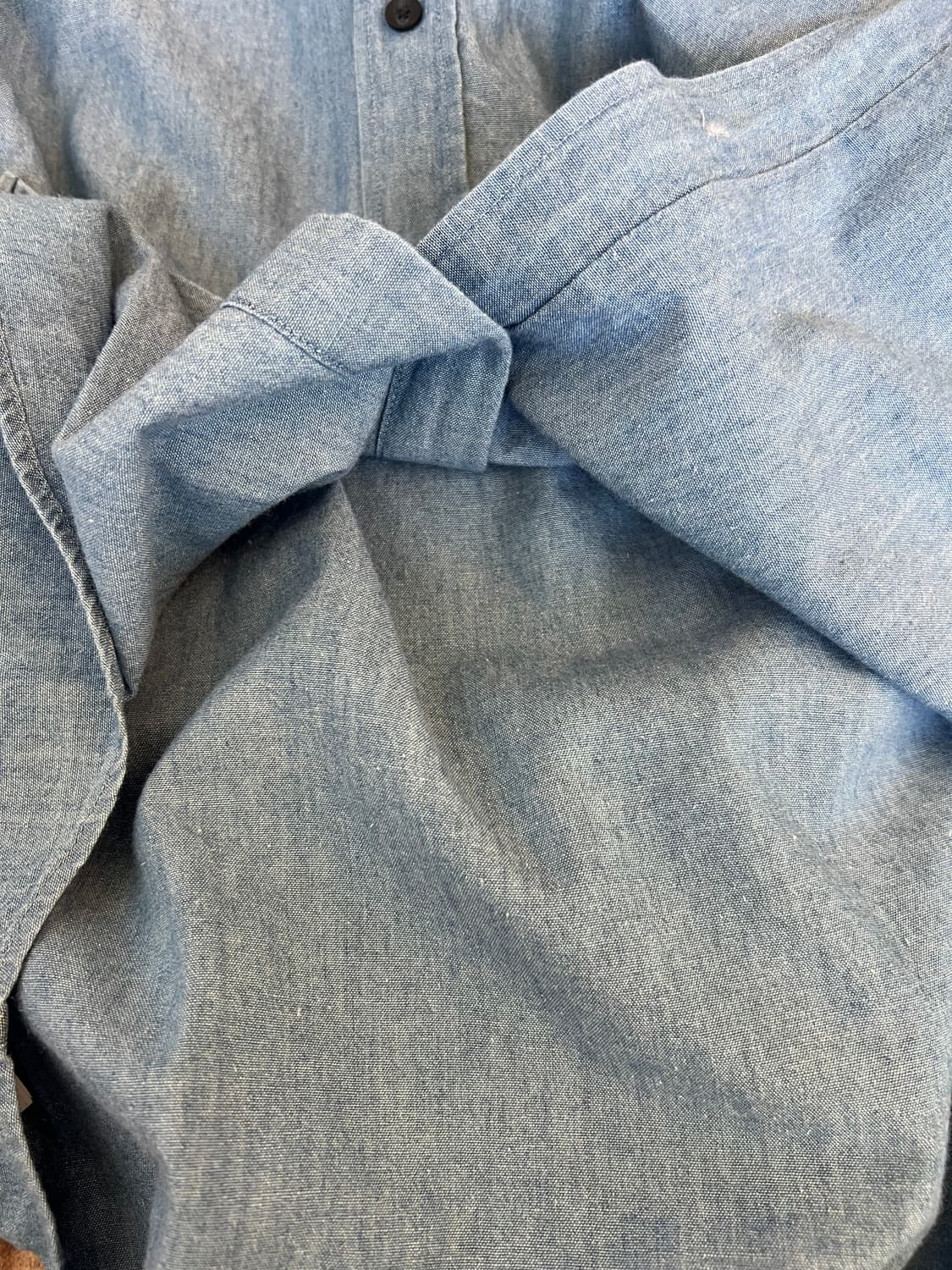 마시모뚜띠 남성 중청 데님긴팔셔츠 
 상품이미지5