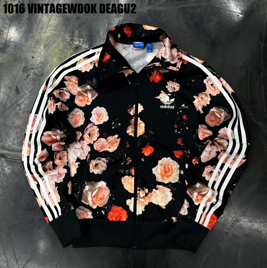 아디다스 파이어버드 꽃패턴 져지 트랙탑 S 90 상품이미지1