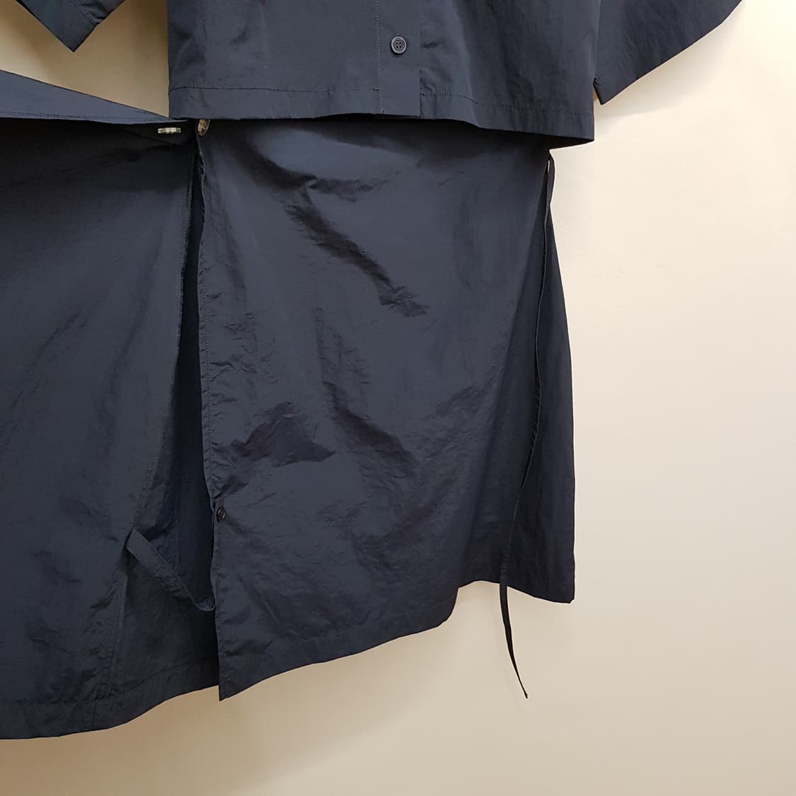 구호플러스 2023 레이어드 랩 스타일 셔츠 원피스 1사이즈 상품이미지4