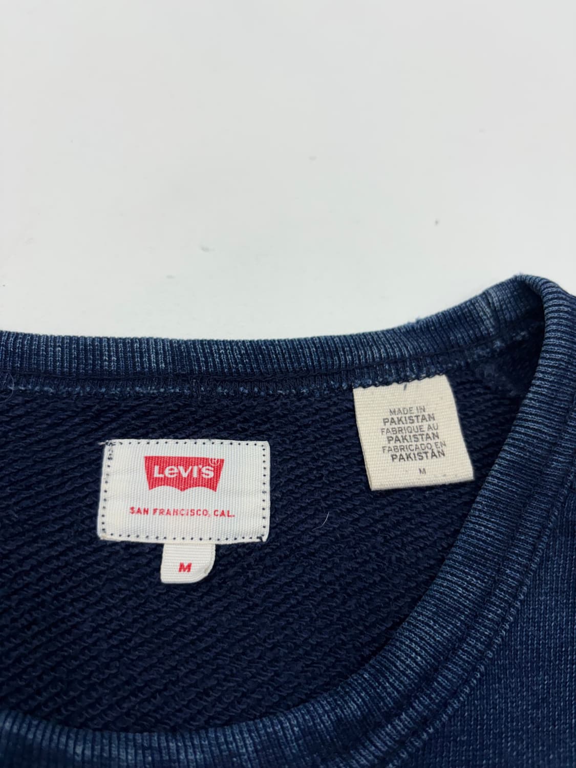 리바이스 데님 스웻셔츠 워싱 맨투맨 상품이미지4