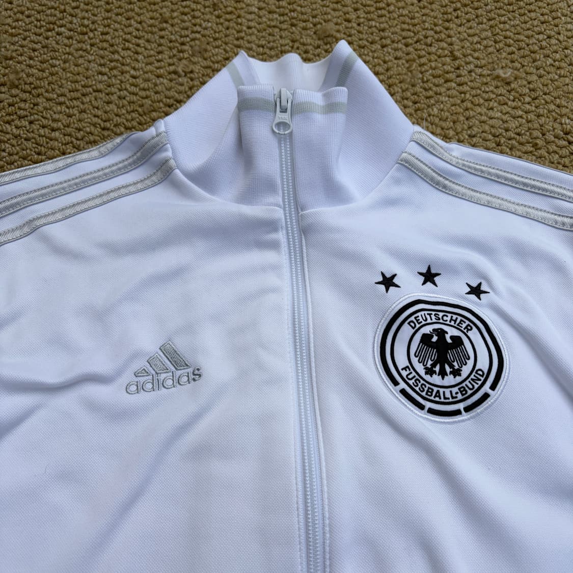 아디다스 X 독일 화이트 실버 국대 트랙탑 져지 상품이미지3