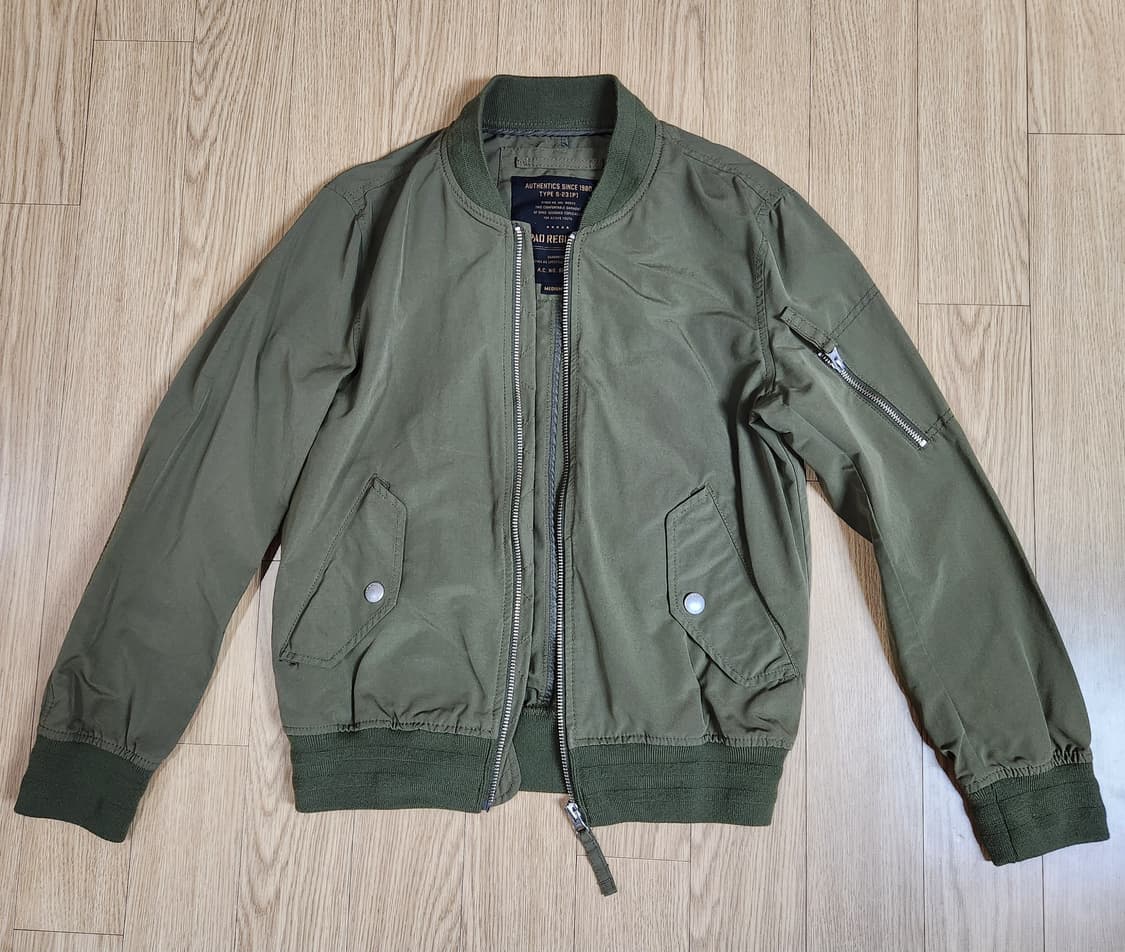 스파오 Spao Regiment 항공점퍼 / 블루종 / 봄버재캣 M 상품이미지1