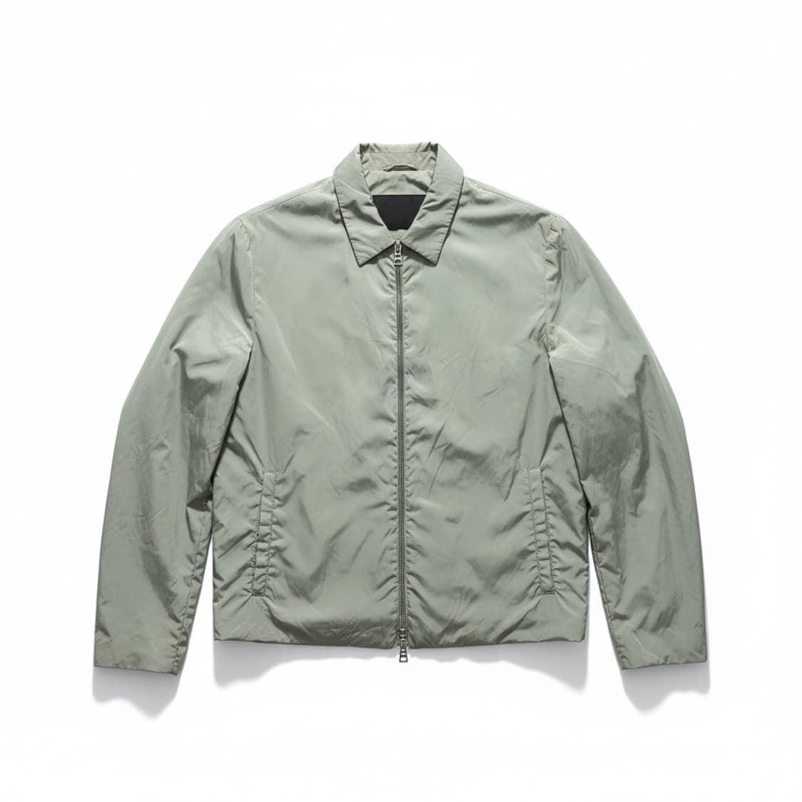 정품 프라다 민트색 남성용 봄버 자켓 M 상품이미지1