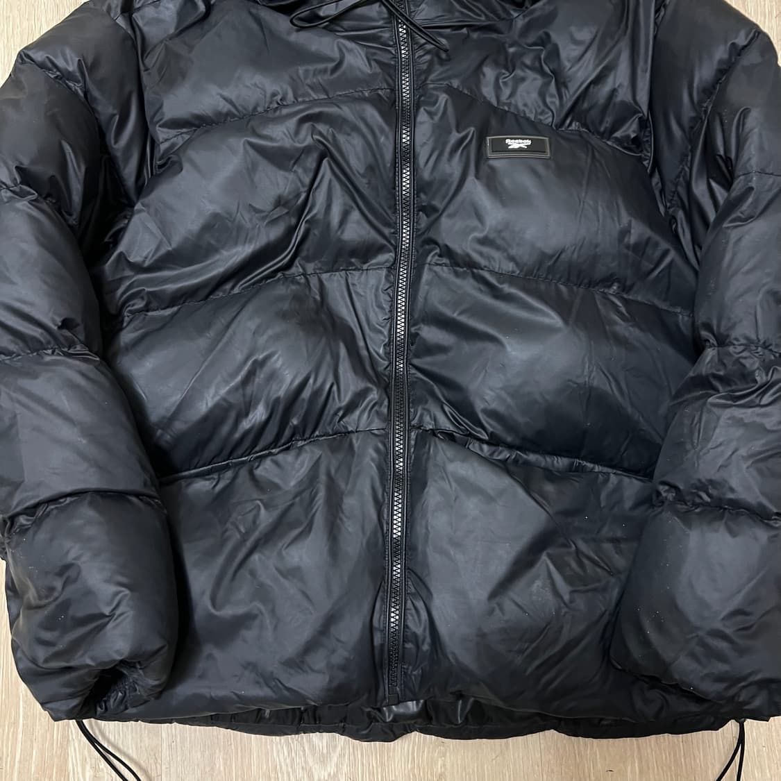 리복 클래식 와펜 후드 푸퍼 패딩 L/100  상품이미지4